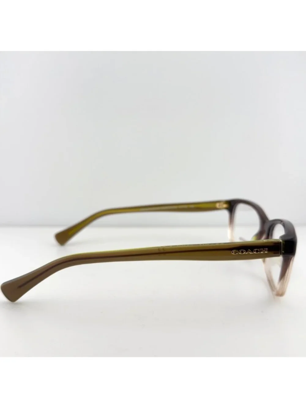 Coach HC6089 5400 Eyeglasses Frames Olive Brown Gradient 51-16-135